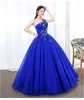 Festklänningar jeheth spets applikationer en axel prom klänning blommor klänning prinsessa söt 16 vuxna puffy quinceanera vestido formatura