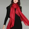 Scarves 2024 Fashion Spring/Summer Women Floral Printing Beach Silk Scarf Shawls Female Long Wraps Sunscreen