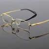 Bclear Classic Eyewear Pure Glasses Frame Men Gelglasar Optisk recept Läsning Clear Eye Lens Male Spectacle 240109