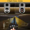 Dual LENs 2K 4MP WiFi IP Camera CCTV 360 PTZ Smart Home Beveiliging Video Monitor Baby Nanny Huisdier surveillance Cam ICsee