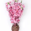 Fleurs décoratives fleur artificielle 6 60 cm Simulation Branches de pêche fleur pour la maison de mariage décoration bricolage