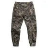 Pantalons pour hommes Joggers coréen mâle hip cargo hommes harem camouflage coton streetwear vêtements hop pantalon décontracté