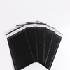 100pcs Bubble Envelop Sacs auto-scellants Feuille noire Bubble Mailer pour emballage cadeau doublé Poly Mailer Sac de mariage Enveloppes postales Qijrs