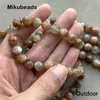 Natural Brazil Black Golden Sunstone 8mm 9510mm Facettered Round Stone Lose Pärlor för smycken som gör DIY -armband halsband 240108