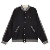 승리 아치 아치 디자이너 남성 여성 캐주얼 야외 스포츠 야구 저지 Jackson College Teddy in Armored Textured Wool Coton Fleece Top Quality Jacket