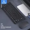 Клавиатуры RYRA Mini 2.4G Беспроводная клавиатура и мышь Переносная клавиатура с шумоподавлением и комбинированным набором мышей для ноутбуков, ноутбуков, настольных компьютеровL240105