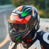 Capacetes de motocicleta Homens Mulheres Modular Double Visor Flip Up Moto Casco Moto Full Face Motocross Capacetes