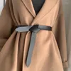 Cintos PU Cinto De Couro Para Mulheres De Alta Qualidade Designer Marca Cintura Cinta All-Match Lady Dress Casaco Camisola Decorativa Cintura