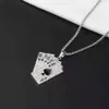 Haute Qualité Designer Collier Chaîne En Argent Hommes Femmes Double Anneau Colliers Pendentif Crâne Tigre avec Lettre Designer Colliers Mode 398