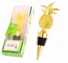 Metall Wein Stopfen Bar Werkzeuge Kreative Ananas Form Champagner Flasche Stopper Hochzeit Gast Geschenke Souvenir Geschenk Box Verpackung6588803