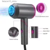 Hair Dryers Portable Ionic Blow Dryer Foldable Handle With Blue Light Custom Fast Drying Hair Care Hair Dryer Q240109