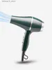 Haardrogers Föhn Blower Supersterke heteluchtkam Borstel met mondstuk 2000 W Salonapparatuur voor stylist Hairstyling Tool Gratis verzending Q240109