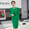 Women Business Suits With 2 Piece Set Blazer Coat and Dress Formal OL Styles Professional Ladies Office Work Wear Blazers 240108