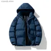 Men's Jackets Man's Parkas Slim Fit Hoodies Coats Cotton Outwear Men Fashion Jacket 2023 New Winter Men Jacket Outdoor Parkas Waterproof Sale T240109