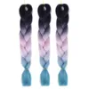 Synthetic Hair Extensions Big Braid Colorful High Temperature Fiber 100g Dirty Braids 11 55 54 Color
