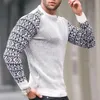 Vintage männer Winter Pullover Mode Langarm Rundhals Waffel Stricken Muscle Warme Pullover Tops Pullover Kleidung Männlich 240104