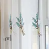 Curtain Floral Embroidered Sheer Tulle Curtains For Living Room Bedroom White Voiles Home Elegant Window Drapes