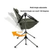 Mobilier de Camp en alliage d'aluminium, chaise à bascule pliante Portable d'extérieur, salon confortable pour adultes, loisirs Camping pique-nique avec sac