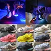 Track 3.0 LED Scarpe casual di lusso Sneaker da uomo da donna Sneaker in pelle di gomma illuminata Scarpe da ginnastica con plateau stampato in nylon Scarpe da ginnastica leggere da uomo 36-45