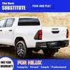 Dla Toyota Hilux LED Light Light 15-21 Streamer Wskaźnik skrętu Wskaźnik hamulca wsteczny Parking Światła do biegania