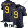 2024 Patch Michigan Wolverines College Football Jersey J.J. McCarthy Blake Corum Donovan Edwards Cornelius Johnson Roman Wilson Jaylen Harrell Michael Barrett