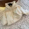 Celinnes tröja designer mode kvinnors höst/vinter triumfbåge förtjockad lamm huva kappa kvinnors plysch varma löst dragsko hoodie