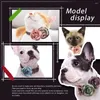 Dog Apparel Solid Pet Big Flowers Collar Bows Classic Bulk Bowties Slidable Puppy Charms For Small Cats Accessories