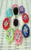 Pocket Vanity Mirrors Compact Silk Embroidery Double Side 50pcslot mix color 8834251