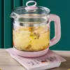 Elektriska vattenkokare multifunktionella Mini Electric Cup för hemmabruk hela automatisk vattenkokare Health Pot Glass Tea Maker Teapot Kitchen Appliances YQ240109