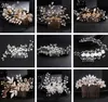 2021 Wedding Crystal Peals Hair Combs Bridal Hair Clips Accessories Jewelry Handmade Women Head Ornaments Headpieces for Bride8907473