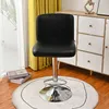 Chair Covers Leather Cover High Stool Elastic Bar Low Back Household El