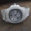 Montre de luxe en moissanite pour hommes, gemmes prospères, vvs1, diamant, bijoux haut de gamme, personnalisation, bague de mariage personnalisée