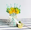 pineapple straws drink straw party suppliers cake decor bar decoration party decoration pineapple is made by environmental protec9391994