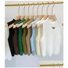 Womens Knits Tees Mouwloos Vest Zomer Trui Designer Dames Vesten Tops Crop Top Off Shoder Zwarte Tank Casual Backless Maat Drop De Otvld