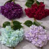 Big 5-fork French hydrangea beam big hydrangea new five-head hydrangea wedding fake flower manufacturers supply cross-border foreign trade LFY