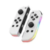 Wireless Bluetooth Gamepad Controller för Switch Console/NS Switch GamePADS Controllers Joystick/Nintendo Game Joy-Con med färgglad RGB-belysning