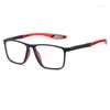 Lunettes de soleil tendance anti-lumière bleue myopie lunettes pour hommes sport TR90 charnière à ressort prescription lunettes de vue dioptries 0 à -6.0