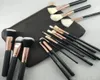 New Brand Brush 15pcsSet Professional Makeup Brush Set Eyeshadow Eyeliner Blending Pencil Cosmetics Tools With Bag FOUNDATION8985061