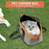 Sac de transport pliable pour chien et chat, épaule respirante pour animaux de compagnie, écharpe d'hiver et d'automne, sac à main de voyage pour métro, marche en plein air