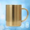 Wine Glasses Stainless Steel Coffee Mug Double Wall Insulated Water Cup Travel Tumbler Tea Cups Shatterproof For Indoors