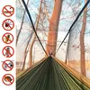 Podwójny 210T nylonowy Antimosquito Parachute Camping namiot kempingowy Mosquito Net Hammock Swing Swing 240109