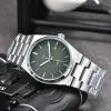 NOVO Design Mens relógios cronógrafo movimento mecânico automático Relógio masculino Business de luxo 1853 Relógios de designer F1 Watch para homens PRX Watch Montre de Luxe