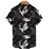 Camicie casual da uomo Abbigliamento per uccelli Resort Camicia vintage stampata hawaiana in 3D Modello Dazn di lusso di alta qualità