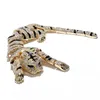 Przyjazd złote srebrne dysze dżerowe duże broszki tygrysa biżuteria Wysokiej jakości zwierzęcy odzież Akcesoria