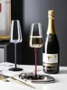 Wine Glasses 360ml Thin rods Champagne Glasses Crystal Gobles Colored Rods Bordeaux Glasses Sparkling Wine Glasses Creative Glass Ware YQ240105