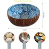 Bowls 2X Coconut Natural Shell Storage Bowl Serving Candy Container Holder For Vegans Breakfast