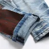 Jeans pour hommes EHMD grand jean brodé pour hommes quatre saisons Style indien de haute qualité mode de rue fermeture éclair coupe ajustée pantalon extensible ethnique 2 T240109