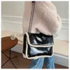 Sacs à bandoulière Sac hors saison Rétro pour femmes Mode PU Cuir Sherpa Laine Messenger Portable Casual Dames Designercatlin_fashion_bags