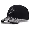Ball Caps Fashion Haftery Mens Womens Summer Baseball Cap nerkowca Snapback Hip Hop Unisex Hats Regulowane