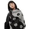 Модный кашемировый шарф в тон, длинная толстая шаль с кисточками, осенне-зимний женский вязаный теплый шарф